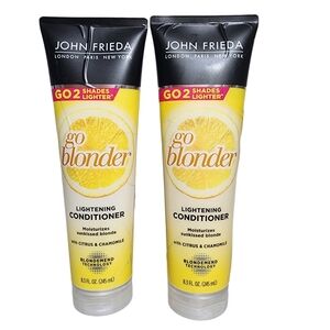 2 Pack John Frieda Go Blonder Lightening Conditioner 8.3 oz *Packaging May Vary*